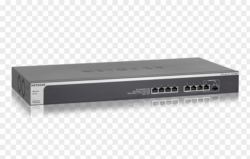 10 Gigabit Ethernet Network Switch Netgear PNG