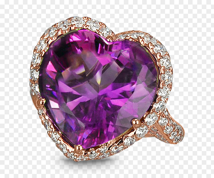 Amethyst Jewellery Ring Gemstone Diamond PNG