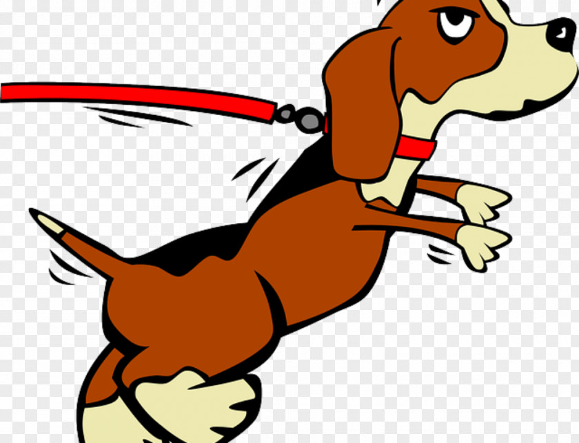 Dog The Red Leash Vector Graphics Clip Art PNG