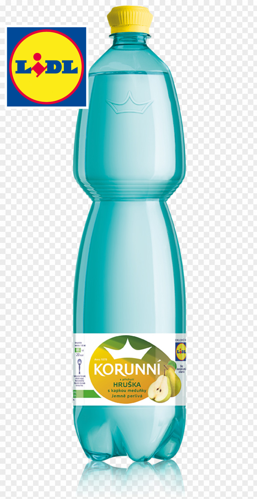 Lemon Balm Korunní Water Bottles Mineral Carbonated PNG
