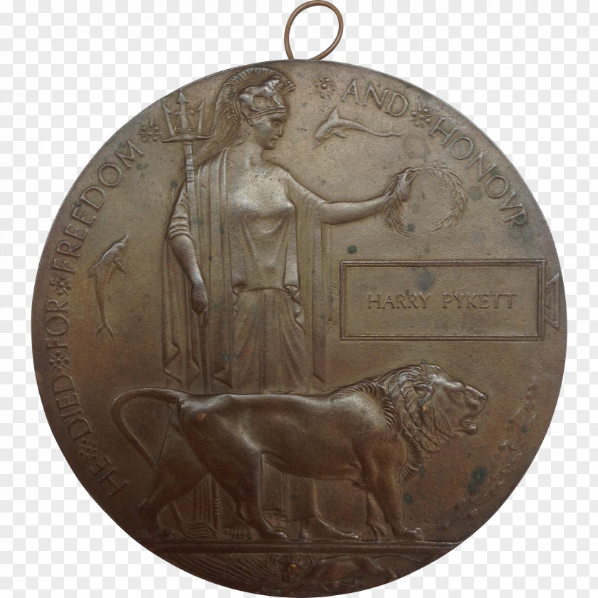 Medal Bronze Relief Carving PNG