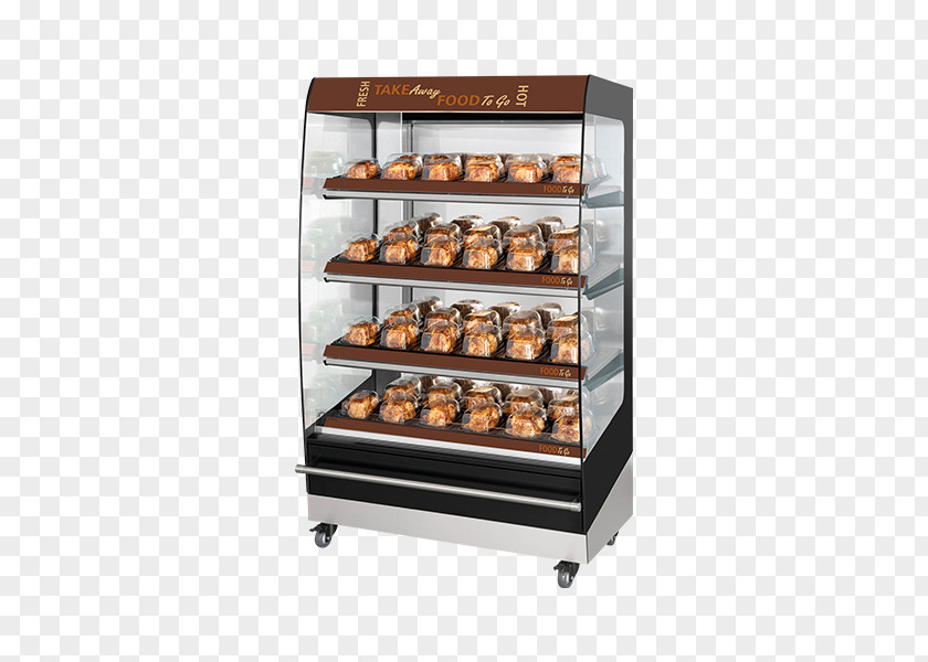 Multi Level Display Case Bakery Food Warmer Stainless Steel PNG