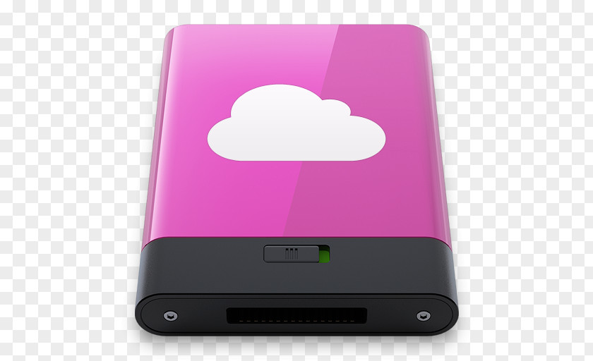 Pink IDisk W Electronic Device Gadget Multimedia PNG