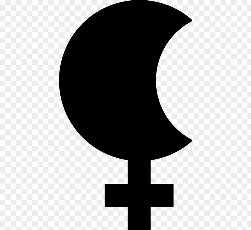 Symbol For Lilith Astrology Astrological Symbols Black Moon PNG