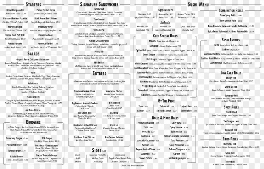Takeout Food Take-out Mr. Broadway Cafe Chinese Cuisine Menu PNG