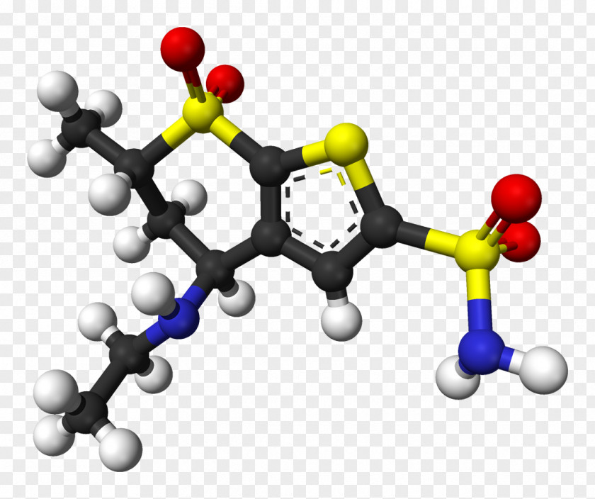 Acetazolamid Dorzolamide Structural Formula Chemistry Molecule Structure PNG