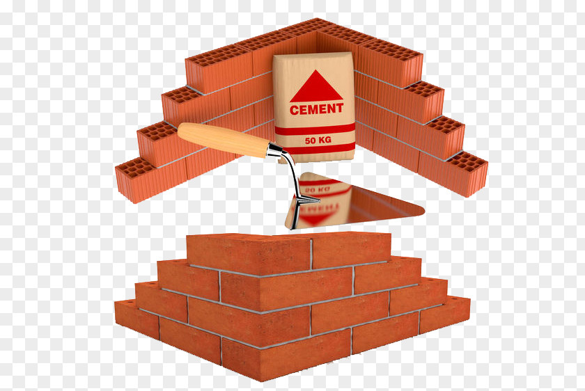 And Built Of Bricks. Foundation Brick Royalty-free Stock Photography Clip Art PNG