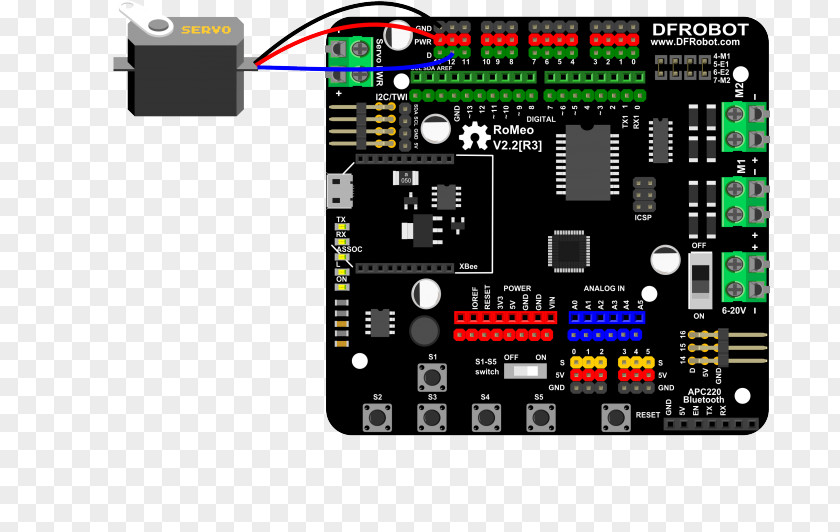 Digital Electronic Products Microcontroller Servomechanism Electronics Servomotor Robot PNG