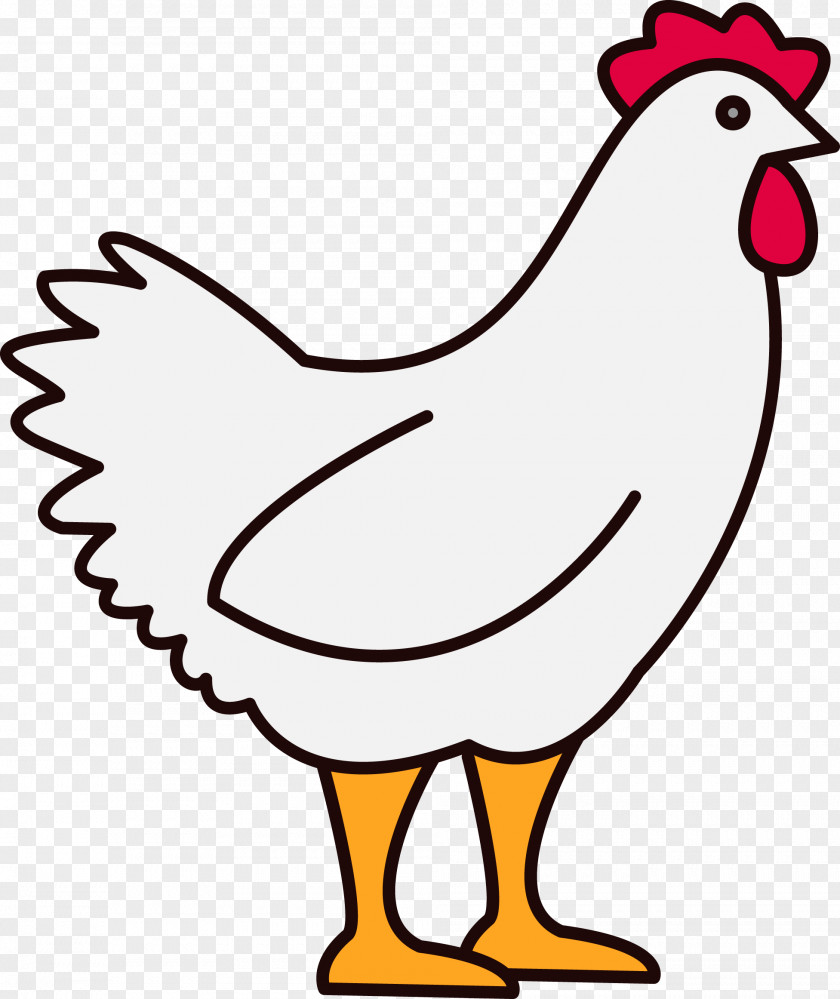 Hen Chicken Galliformes Rooster Clip Art PNG