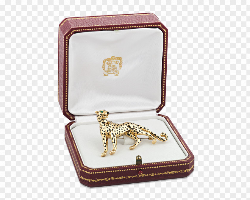Jewellery Brooch Cartier Gold Box PNG