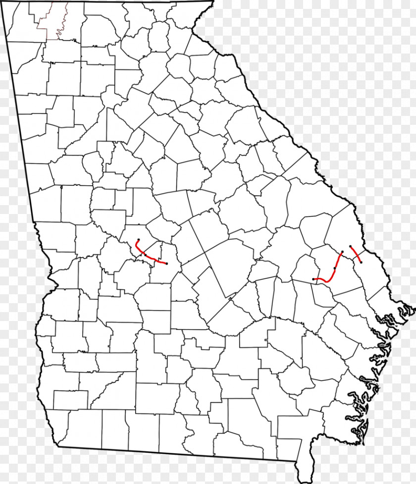 Route Lamar County Upson Bryan County, Georgia Lincoln Charlton PNG