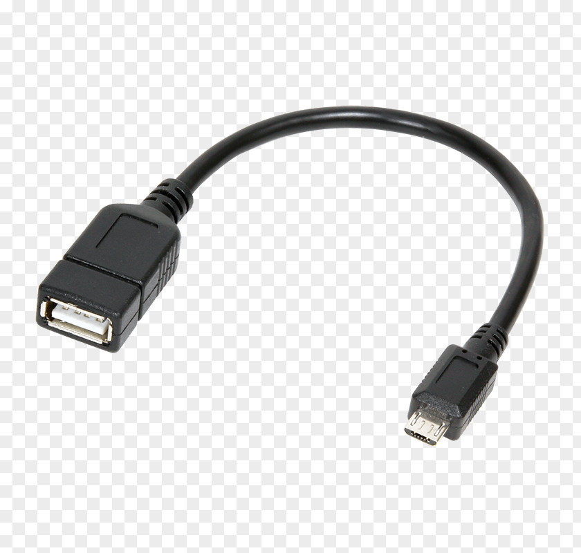 Usb Cable USB On-The-Go Micro-USB Electrical Adapter PNG