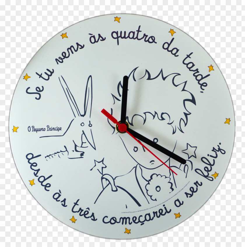 Book The Little Prince Clock Page PNG