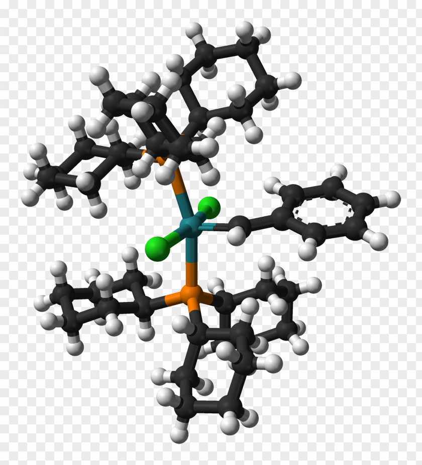 Organic Chemistry Grubbs' Catalyst Ball-and-stick Model Molecule Organometallic PNG
