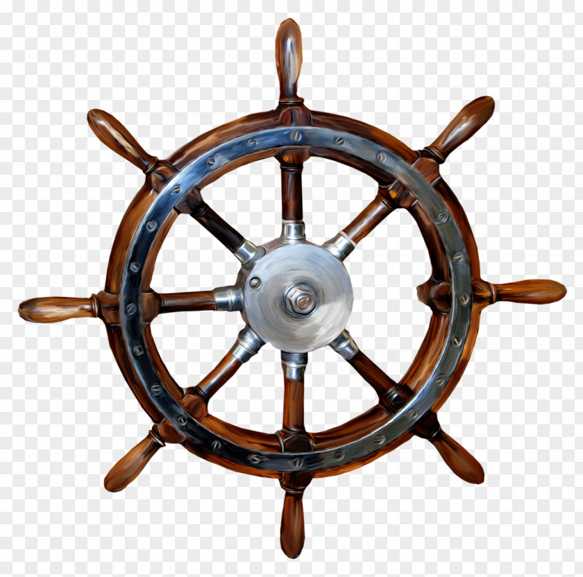 Paddle Ship's Wheel Boat Rudder PNG