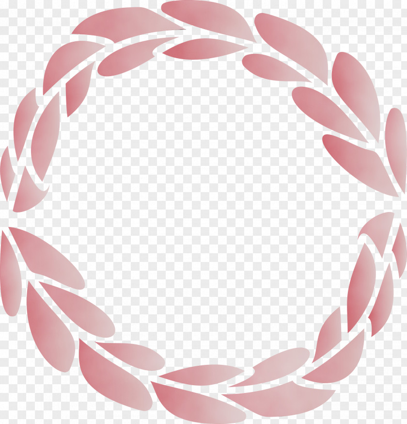 Pink Circle Petal PNG