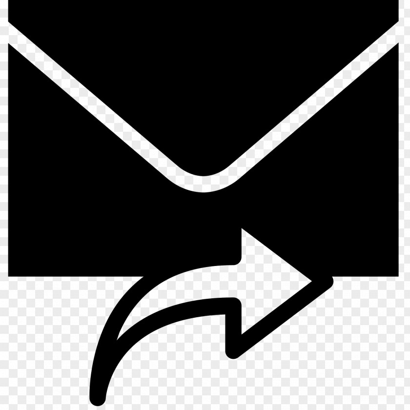 Curved Arrow Tool Email Message Icon Design PNG