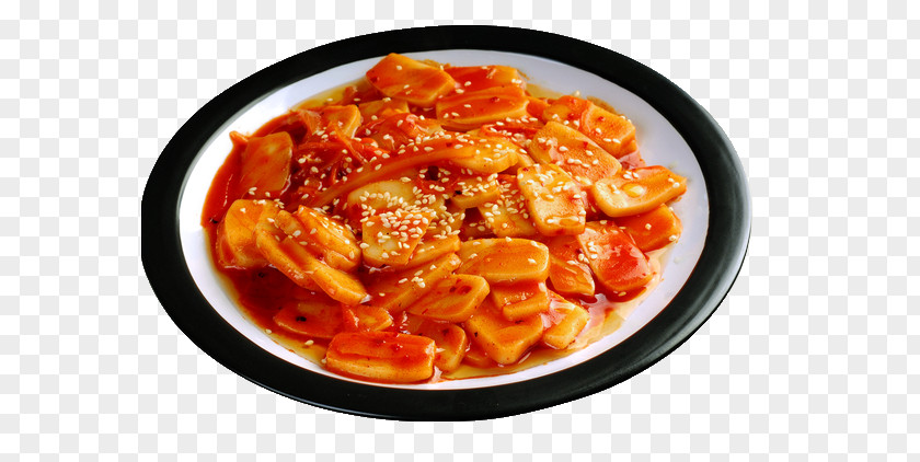 Fried Rice Cake Tteok-bokki Nian Gao Chinese Cuisine PNG