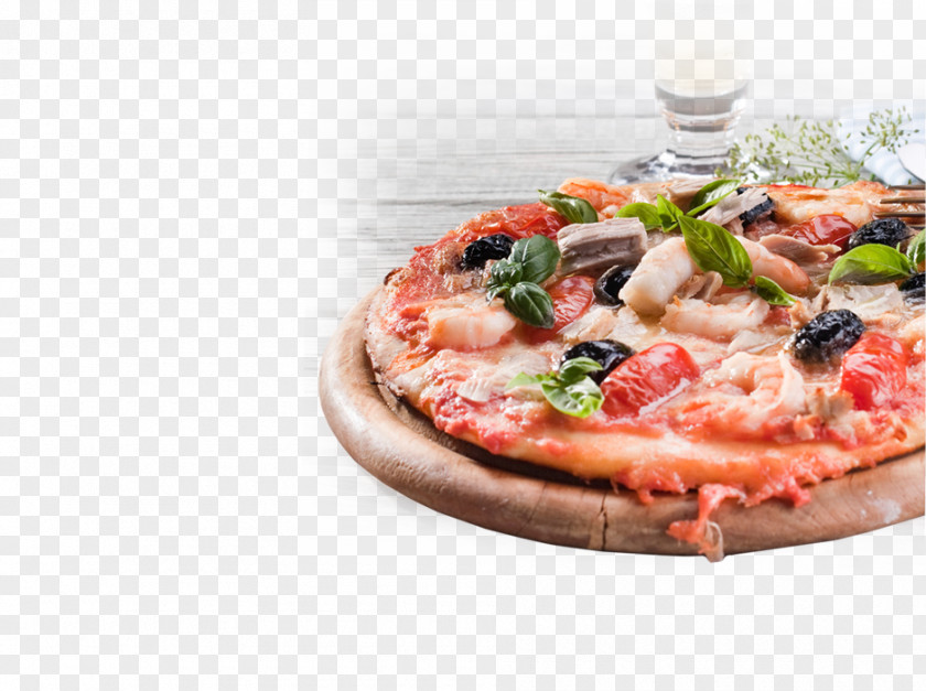 Pizza Sicilian Prosciutto Carpaccio California-style PNG