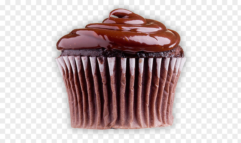 Chocolate Cake Cupcake Ganache Muffin PNG