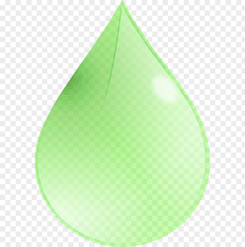 Cone Drop Triangle Water Green Circle PNG