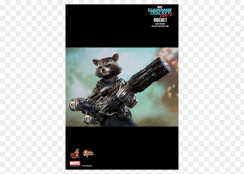 Rocket Raccoon Hot Toys Limited Action & Toy Figures 1:6 Scale Modeling PNG