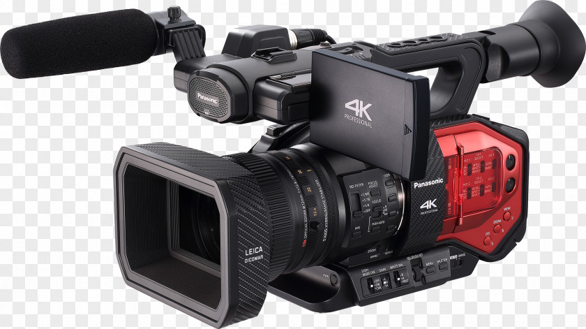 Video Camera Cameras Panasonic AG-DVX100 4K Resolution Four Thirds System PNG