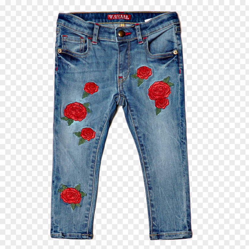 Jeans Denim Embroidery PNG