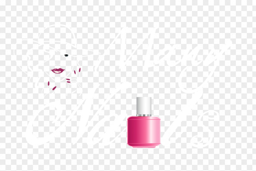 Lipstick Pink M Nail Polish PNG
