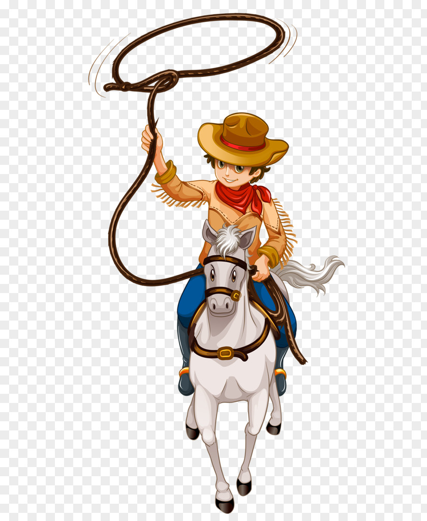 American Frontier Cowboy Clip Art PNG