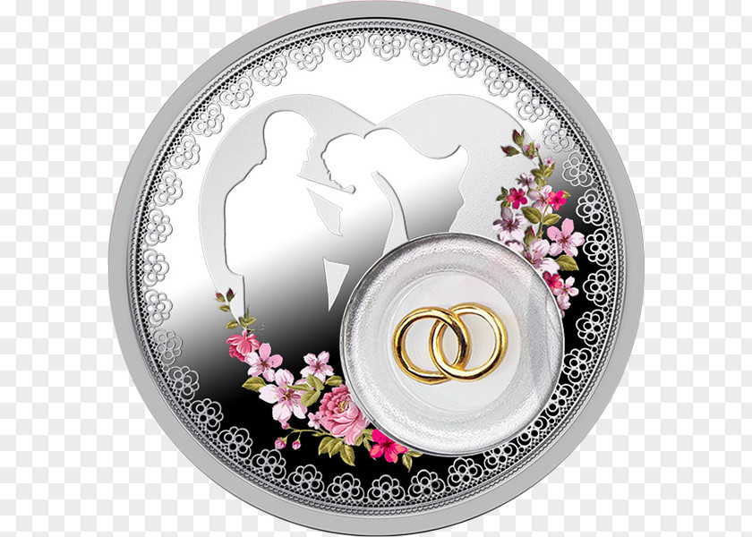 Coin Silver Wedding Gift PNG