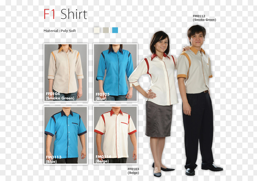 Dress Shirt T-shirt Uniform Blouse PNG