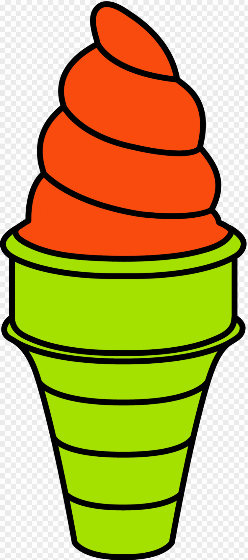 ICECREAM Food Fruit Line Clip Art PNG