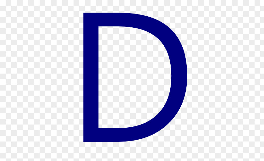 Letter D Blue Font Area Icon Pattern PNG
