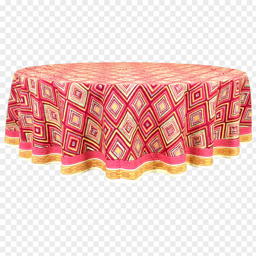 Tablecloth Magenta Rectangle Pink M PNG