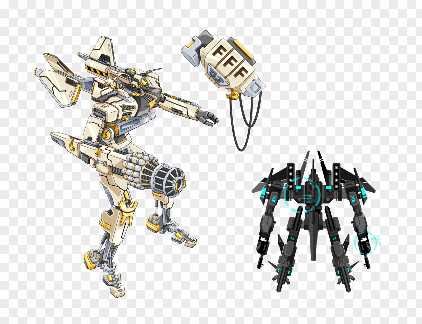 Vector Robot Transformer Clip Art PNG