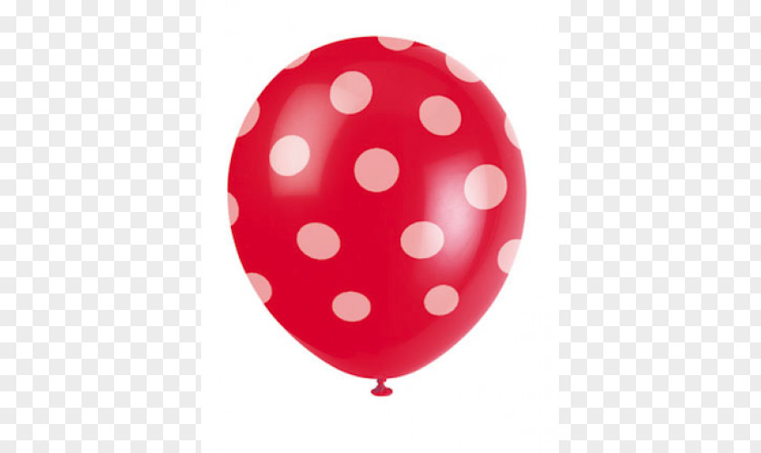Balloon Polka Dot Party Blue Birthday PNG