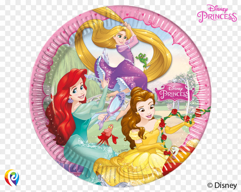 Disney Princess Paper Plate Cloth Napkins PNG