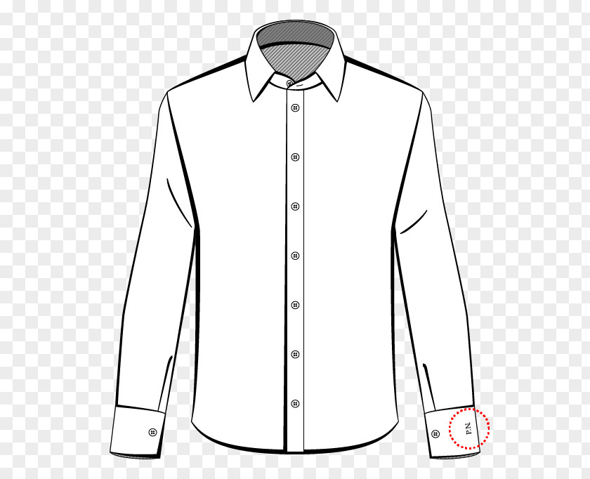 Initials Clothing Dress Shirt Collar Sleeve PNG