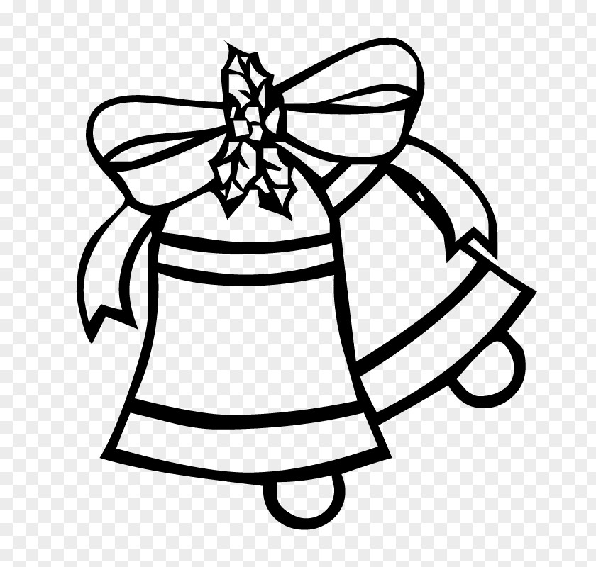 Bell Coloring Book Belle Drawing Christmas PNG