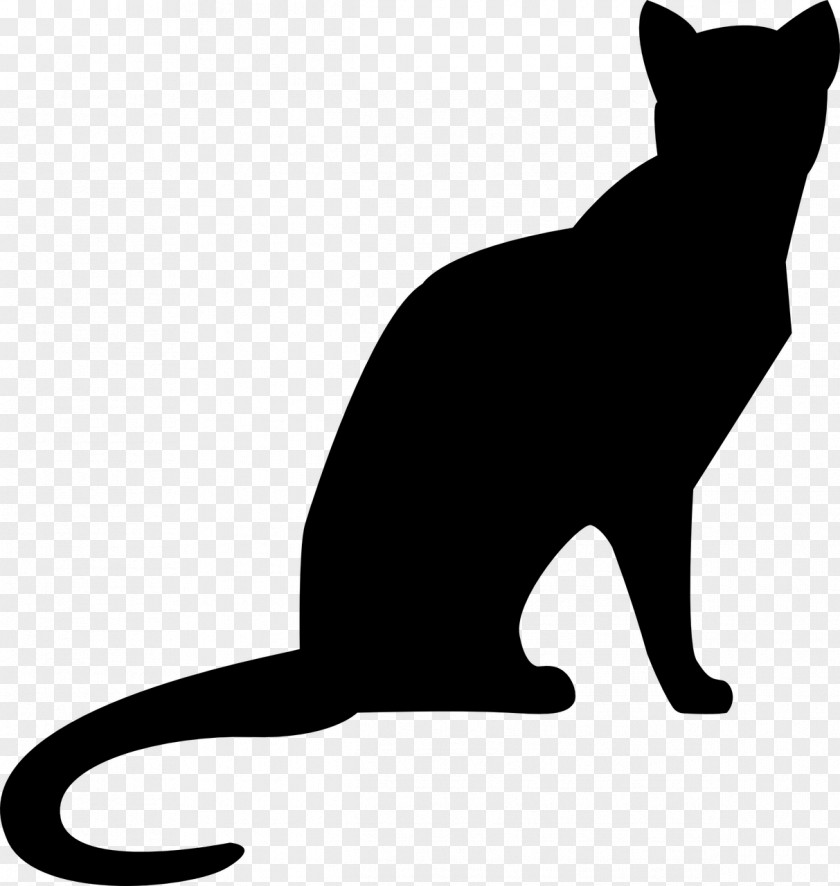 Cat Black Kitten Pet Sitting Clip Art PNG