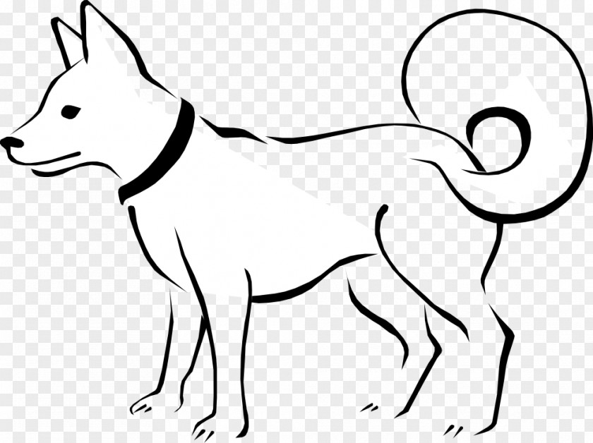 Free Dog Clipart Puppy Black And White Clip Art PNG