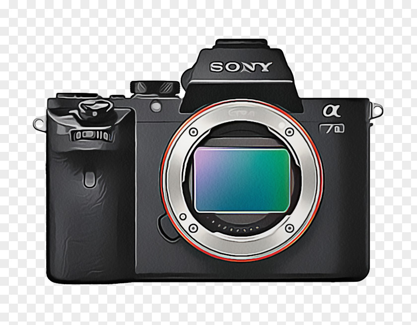 Flash Technology Sony ILCE Camera Digital SLR System Autofocus PNG