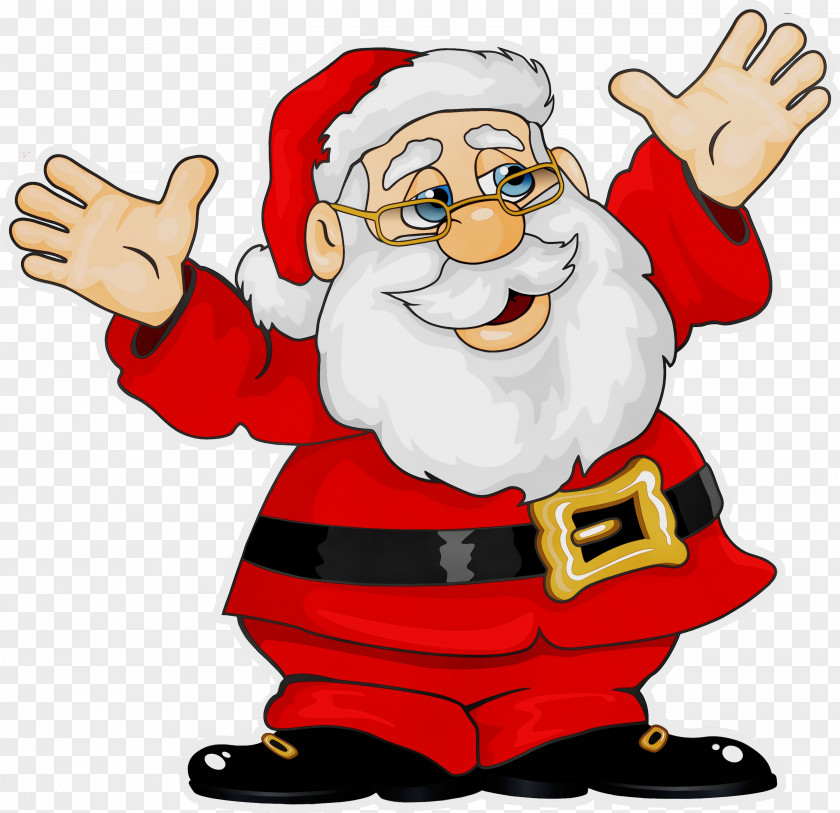 Gesture Pleased Santa Claus PNG