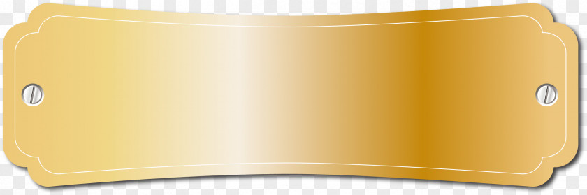 Gold Logo Plate PNG