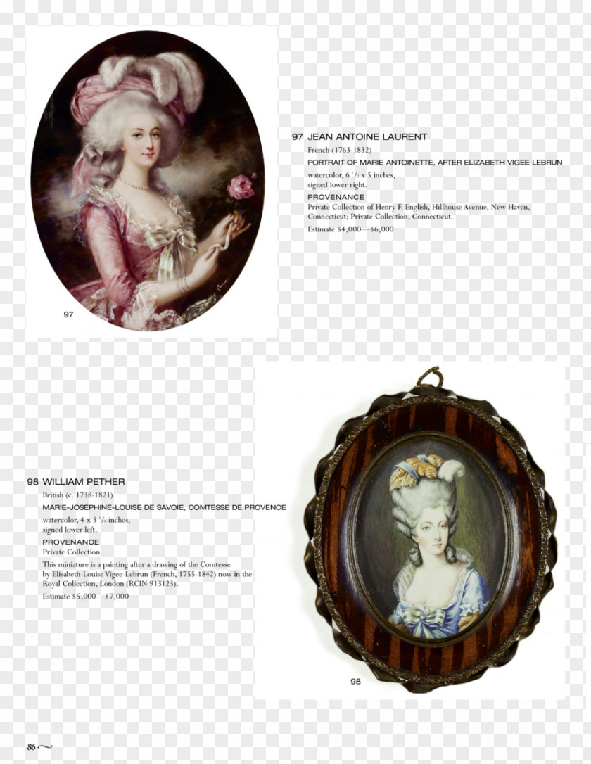 Rosa 'comtesse De Provence' Portrait Of Marie Antoinette Artist Lot PNG