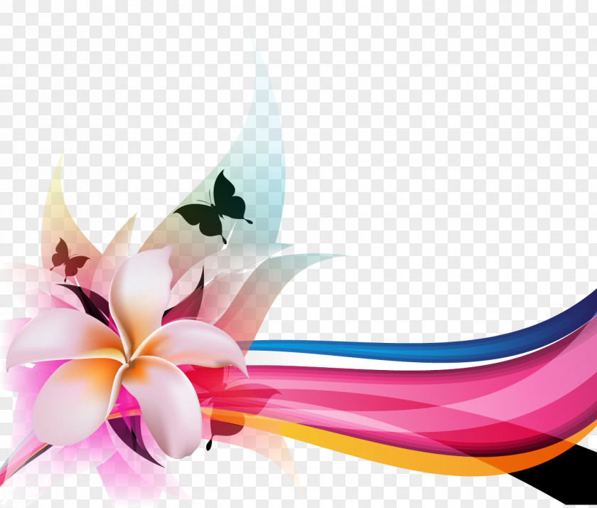 The Color Of Background Vector Romantic Flowers Flower Adobe Illustrator PNG