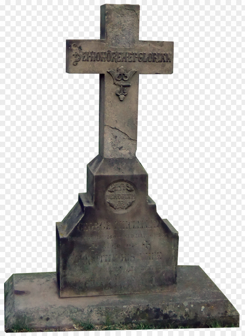 Tombstone Headstone Cross Clip Art PNG