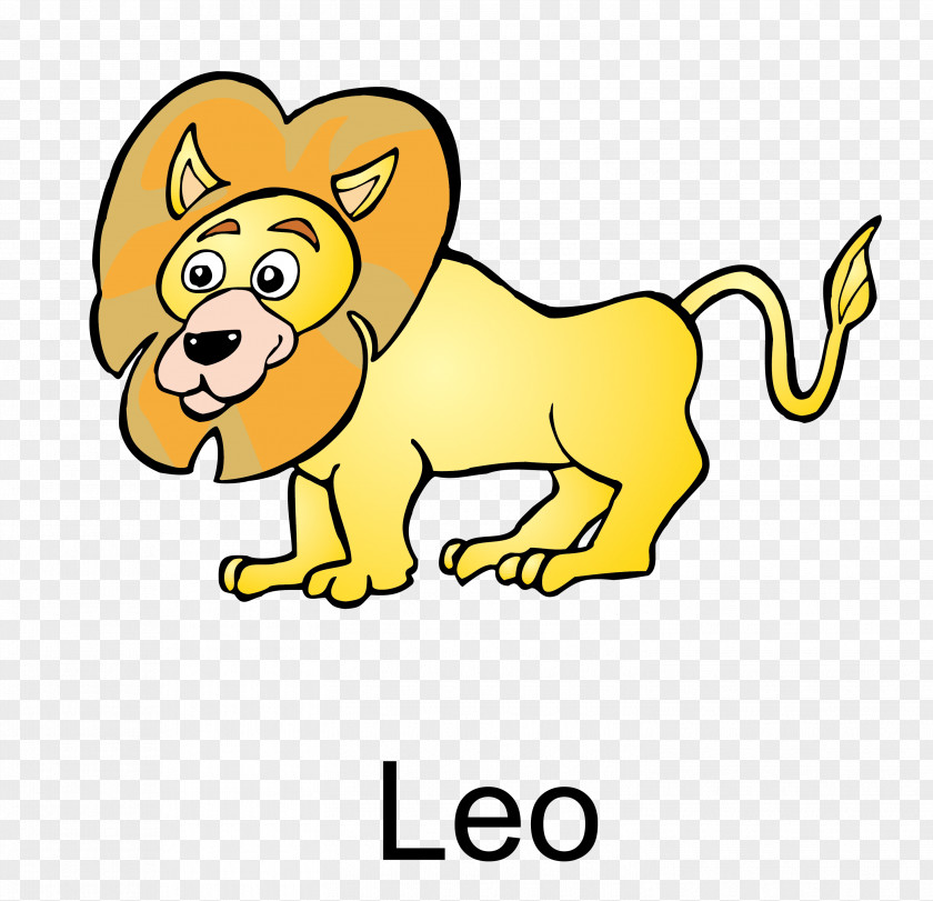 Vector Leo Cartoon Material Horoscope Astrological Sign Zodiac Scorpio PNG