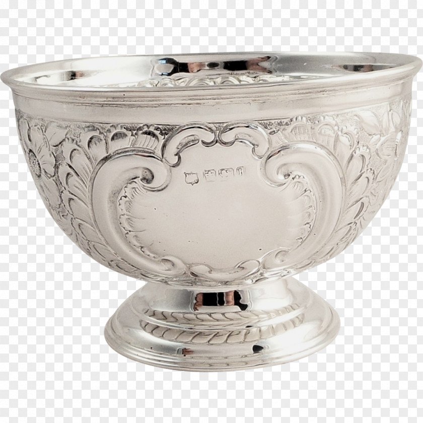 Silver Bowl Cup PNG